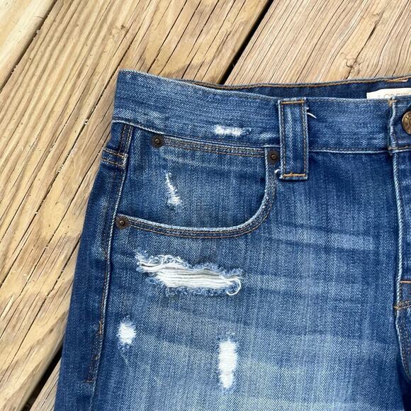 J.Crew Women's Distressed Denim Jean Shorts Size 27 Waist - Picture 3 of 6
